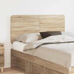 vidaXL Tête de lit Chêne Sonoma 135 cm Bois d'ingénierie