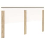 vidaXL Tête de lit Chêne Sonoma 180 cm Bois d'ingénierie