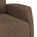 vidaXL Fauteuil Marron Tissu