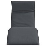 vidaXL Chaise longue pliante anthracite 175x54x8 5 cm tissu oxford