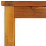 vidaXL Banc de jardin 180x35x45 cm bois massif d'acacia