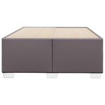 vidaXL Cadre de lit sans matelas gris 120x190 cm similicuir