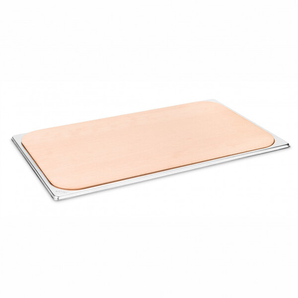 Set plateau en bois et bac inox pour buffet cubic® - pujadas -  - hêtre et inox