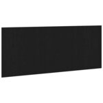 Cabeça de cama vidaXL Chêne noir 200x1 5x80 cm Bois d'ingénierie