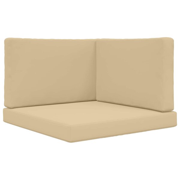 vidaXL Coussin de canapé d'extérieur Polyester Beige 80 x 80 cm