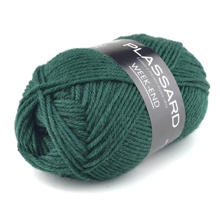 Laine à tricoter Week End 0076 Vert sapin 50  Laine