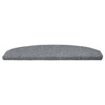 vidaXL Tapis d'escalier auto-adhésifs 15 Pièces Gris clair