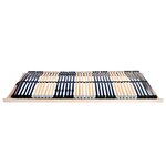 vidaXL Sommier à lattes Marron 70 x 190 cm Bois de hêtre massif