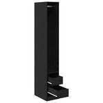 vidaXL Armoire Chêne noir 50 x 30 x 200 cm Bois d'ingénierie