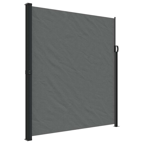 vidaXL Auvent latéral rétractable anthracite 220x600 cm