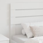 vidaXL Tête de lit Blanc 90 cm Bois d'ingénierie