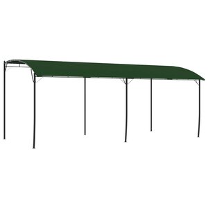 vidaXL Pavillon 6 x 3 x 2 55 m Vert Acier enduit de poudre et tissu