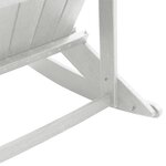 vidaXL Ensemble de salon de jardin 3 Pièces Blanc HDPE