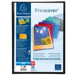 Protège-documents En Polypropylène Semi Rigide Kreacover® Opaque 60 Vues - A4 - Couleurs Assorties - X 12 - Exacompta