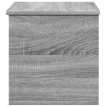 vidaXL Boîte de rangement sonoma gris 60x35x35 cm bois d'ingénierie