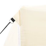 vidaXL Tente de fête 200 x 200 x 315 cm Crème Tissu Oxford