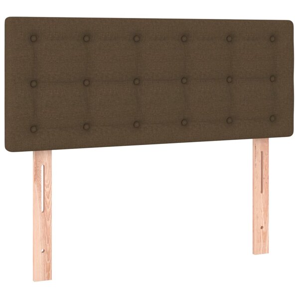 vidaXL Tête de lit Marron Foncé 90x5x78/88 cm Tissu