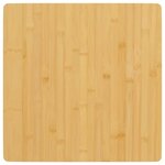 vidaXL Dessus de table 60x60x2 5 cm bambou