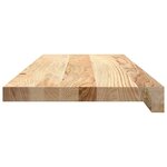vidaXL Marches d'escalier 8 Pièces non traité 70x25x2cm bois chêne massif