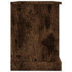 vidaXL Meuble TV chêne fumé 73x35 5x47 5 cm bois d'ingénierie