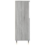 vidaXL Buffet haut Sonoma gris 60x36x110 cm Bois d'ingénierie
