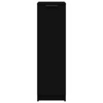 vidaXL Armoire à chaussures noir 30x35x100 cm bois d'ingénierie