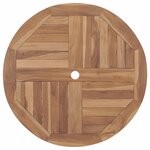 vidaXL Ensemble de salle à manger pour jardin 3 Pièces Marron