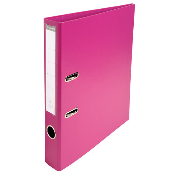 Classeur à levier PVC A4 D50mm PremTouch fuchsia EXACOMPTA