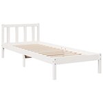 vidaXL Cadre de lit extra long sans matelas 90x220 cm bois massif pin