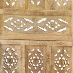 vidaXL Cloison de séparation 5 panneaux 200x165 cm Bois de manguier