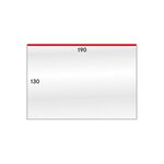 Gaines de protection 130 x 190 mm pour grands formats.