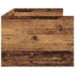 vidaXL Cadre de lit de jour avec tiroirs Bois ancien 90 x 190 cm
