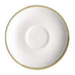 Soucoupes couleur craie pour tasses à expresso 160mm kiln - lot de 6 - olympia -  - porcelaine