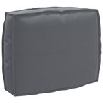 vidaXL Coussin Anthracite 50 x 40 x 12 cm Tissu Oxford