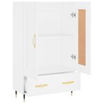 vidaXL Buffet haut blanc 69 5x31x115 cm bois d'ingénierie