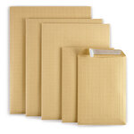 Lot de 500 Pochettes kraft armé brune auto-adhésive RAJA 162x229 mm