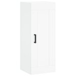 vidaXL Buffet haut Blanc 34 5x34x180 cm Bois d'ingénierie