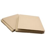 Pack and Move - Lot 130 croisillons de calage déménagement avec carton - 40 x 30 x 30 cm - Pour assiettes et cadres - Carton renforcé