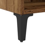 vidaXL Meuble TV en Bois Ancien Bois Ancien Bois d'ingénierie  Métal Moyen