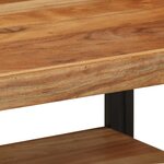 vidaXL Table basse 70x50x38 cm bois massif acacia