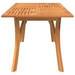 vidaXL Table de jardin 200x90x75 cm Bois d'acacia solide