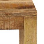 vidaXL Table basse 80x80x40 cm Bois de manguier massif