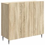 vidaXL Buffet Chêne Sonoma 89 x 34 5 x 82 cm Bois d'ingénierie