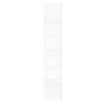vidaXL Meuble TV blanc 152x22x113 cm bois d'ingénierie