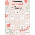 Calendrier ma chérie 25 bons d'amour