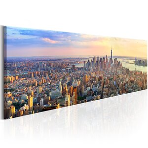 Tableau - new york panorama l x h en cm 135x45