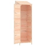 vidaXL Remise de jardin 55x52x174 5 cm Bois de sapin solide