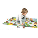 Tapis de jeu - Chambre - Enfant - Campagne  ferme - 120x78cm - Dès 2 ans - Janod