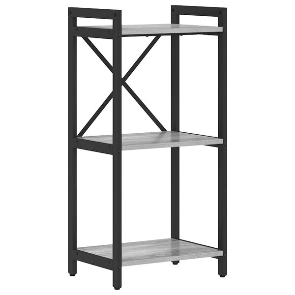 vidaXL Étagère Sonoma gris 40 x 30 x 85 cm Bois d'ingénierie