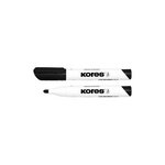 Marqueur pour tableau blanc Pte ogive 3mm Noir KORES
